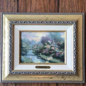 Thomas Kinkade Lamplight Bridge Brushworks Collection